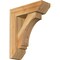 Ekena Millwork Imperial Slat Rough Sawn Bracket w/ Offset Brace, Western Red Cedar, 6"W x 18"D x 22"H BKT0604X18X22IMP06RWR - alternate 1